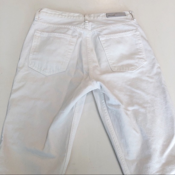 GRLFRND Karolina Hi Rise Side Stripe White Jeans - Picture 3 of 8